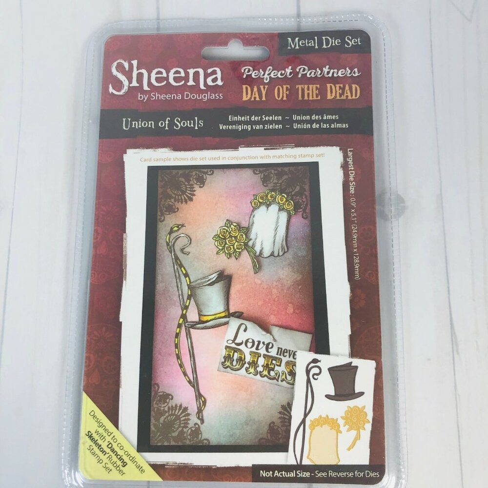 Sheena Douglass Perfect Partners Metal Die Set Day of The Dead Union of Souls